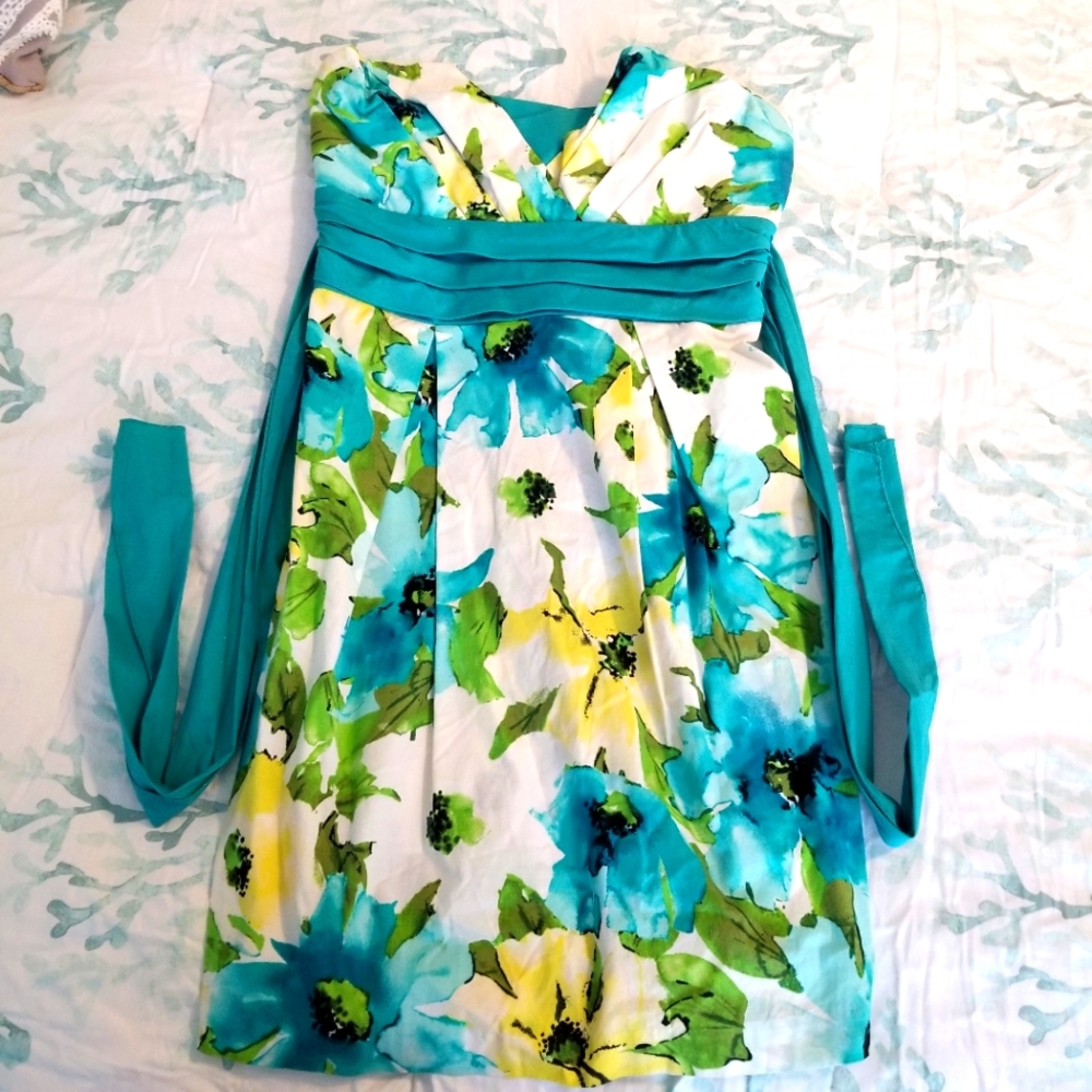 Strapless sundress sz 7